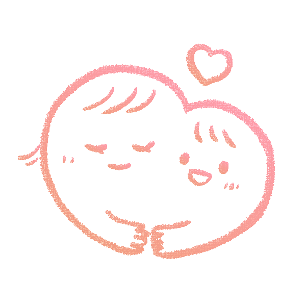 親子のイラスト